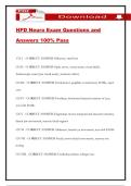 HPD Neuro Exam Questions and Answers 100&percnt; Pass