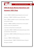 HPD 4C Exam Review Questions and Answers 100&percnt; Pass