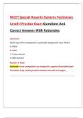 NICET Special Hazards Systems Technician Level II Practice Exam Questions And Correct Answers With Rationales