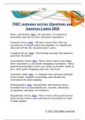 NRF customer service Questions and  Answers Latest 2026 