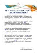 NRF Chapter 2 study guide Questions  and Answers Latest 2026 