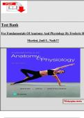 Test Bank for Fundamentals of Anatomy and Physiology by Frederic H&period; Martini&comma; Judi L&period; Nath Updated&excl;&excl;&excl;&excl;