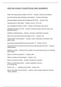 KNS 350 EXAM 2 QUESTIONS AND ANSWERS