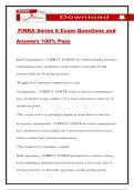 FINRA Series 6 Exam Questions and Answers 100&percnt; Pass