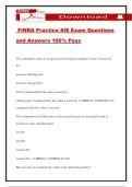 FINRA Practice SIE Exam Questions and Answers 100&percnt; Pass