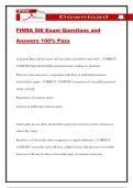 FINRA SIE Exam Questions and Answers 100&percnt; Pass