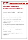 Nachi- HVAC System Exam Questions and Answers 100&percnt; Pass