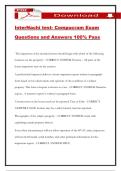 InterNachi test- Compucram Exam Questions and Answers 100&percnt; Pass