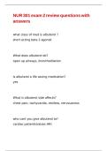 NUR 301 exam 2 review questions with answers&period;