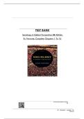 Test Bank for Sociology A Global Perspective 8th Edition by Ferrante&period; Latest edition 2024