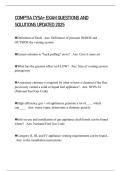 COMPTIA CYSA&plus; EXAM QUESTIONS AND SOLUTIONS UPDATED 2025