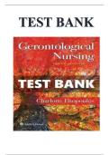 Test Bank Complete&lowbar; Gerontological Nursing 10th Edition&comma; 2022&colon; Charlotte Eliopoulos &lpar;Author&rpar; Five Units&vert; All Chapters 1-36
