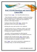 RAC EXAM Questions and Answers  Latest 2026 