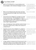 Scrum Master Certified &sol; Study Guide & Practice Exam &sol; Score 100&percnt; &sol; 2025 Scrum&period;org & Scrum Alliance Prep