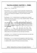 POLITICAL SCIENCE&colon; CHAPTER 11 &ndash; TERMS&period; Quality content you can rely on&excl;