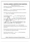 POLITICAL SCIENCE&semi; CHAPTER 8 STUDY QUESTION&period; Quality content you can rely on&excl;