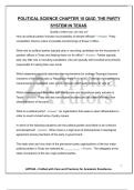POLITICAL SCIENCE CHAPTER 10 QUIZ&colon; THE PARTY SYSTEM IN TEXAS&period; Quality content you can rely on&excl;