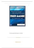 TEST BANK FOR Pharmacology and the Nursing Process 10th Edition by Linda Lane Lilley&comma; Shelly Rainforth Collins & Julie S&period; Snyder &comma; ISBN&colon; 9780323827973 Chapter 1-58 &vert;All Chapters Verified&vert; Answers with Rationales &comma; Guide A&plus;