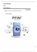 Test Bank for PFIN 8th Edition by Randall Billingsley &comma; ISBN&colon; 9780357988046 &vert;Chapters 1-15&vert; &lpar;Answers at the End of Every Chapter&rpar; Guide A&plus;