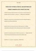 PARCA CPAS TECHNICAL EXAM ALL 300 QUESTIONS AND CORRECT ANSWERS LATEST UPDATE THIS YEAR