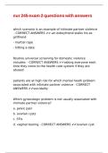 nur 245 exam 2 questions with answers