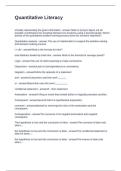 Quantitative Literacy&period; Questions with Accurate Answers