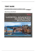 Test Bank for Modern Advanced Accounting in Canada 9th Edition by Darrell Herauf &vert;ISBN&colon; 9781259654695&vert; Guide A&plus;