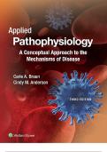 Test Bank For Applied Pathophysiology&colon; A Conceptual Approach 4th Edition by Judi Nath and Carie Braun ISBN 9781975179199 Chapters&lpar;1 to 20&rpar;
