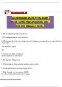 1st trimester exam NYPD exam QUESTIONS AND ANSWERS 100&percnt; SOLVED &lpar;Newest 2025&rpar;&period;