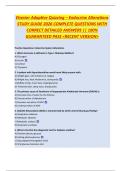 Elsevier Adaptive Quizzing &ndash; Endocrine Alterations STUDY GUIDE 2026 COMPLETE QUESTIONS WITH CORRECT DETAILED ANSWERS &vert;&vert; 100&percnt; GUARANTEED PASS <RECENT VERSION>