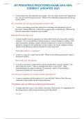 ATI PEDIATRICS PROCTORED EXAM 2019&period;100&percnt; CORRECT &lpar;UPDATED 2023