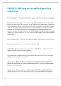 PISGS DLM Exam with verified detailed solutions