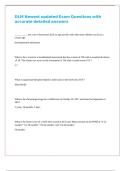 DLM Newest updated Exam Questions with accurate detailed answers