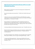 Wall Street Prep Premium Exam with accurate detailed solutions 