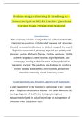 Medical-Surgical Nursing II &lpar;MedSurg 2&rpar; &ndash; Endocrine System NCLEX Practice Questions&comma; Nursing Exam Preparation Material