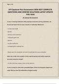 ATI Capstone Post Assessments ALL 200 QUESTIONS AND CORRECT ANSWERS LATEST UPDATE THIS YEAR 