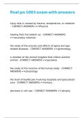 final pn 1003 exam with answers