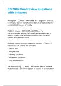 PN 2002 final review questions with answers