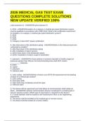 2026 MEDICAL GAS TEST EXAM QUESTIONS COMPLETE SOLUTIONS NEW UPDATE VERIFIED 100&percnt;