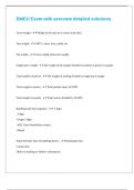 BMEU Exam with accurate detailed solutions