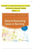 Clinical Reasoning Cases in Nursing&comma; 8th Edition TEST BANK by Mariann M&period; Harding&comma; Verified Chapters 1 - 15&comma; Complete Newest Version