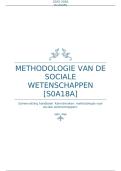 '25-'26 Volledige samenvatting handboek 'Kennismaken&colon; methodologie voor sociale wetenschappers' 