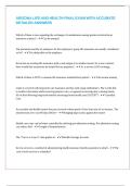 ARIZONA LIFE AND HEALTH FINAL EXAM WITH ACCURATE DETAILED ANSWERS