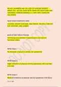 NR 603 CHAMBERLAIN COLLEGE OF NURSING NEWEST - NR603 CEA ACTUAL EXAM WITH COMPLETE QUESTIONS AND  ANSWERS&sol; VERIFIED&sol;GRADED A&plus;&sol; WITH 100&percnt; COMPLETE  SOLUTIONS