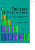 Discrete Mathematics An Open Introduction&comma; 3rd edition ISBN-10 1792901690