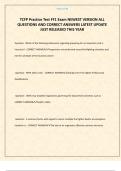 TCFP Practice Test FF1 Exam NEWEST VERSION ALL QUESTIONS AND CORRECT ANSWERS LATEST UPDATE JUST RELEASED THIS YEAR