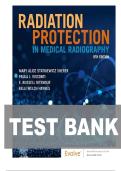 TEST BANK FOR Radiation Protection in Medical Radiography 9th Edition by Mary Alice Statkiewicz Sherer&comma; Paula J&period; Visconti&comma; E&period; Russell Ritenour&comma; ISBN&colon; 978-0323825030 ALL CHAPTERS COVERED 100&percnt; VERIFIED A&plus; GRADE ASSURED&excl;&excl;&excl;&excl;NEW LATEST UPDATE&excl;&excl;&excl;&excl;&excl;