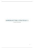 Samenvatting Strategie 3&colon; Onderzoek & Data-analyse 