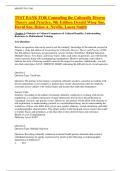 TEST BANK FOR Counseling the Culturally Diverse  Theory and Practice&comma; 9th Edition Derald Wing Sue&comma;   David Sue&comma; Helen A&period; Neville&comma; Laura Smith &vert;&vert;ISBN&colon;9781119861904