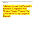 Solutions Manual For Physics for  Scientists & Engineers with  Modern Physics &lpar;Volume 2&rpar;5e   &lpar;Global Edition&rpar; By Douglas C&period;  Giancoli 